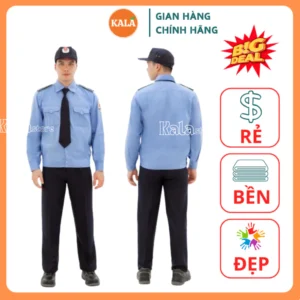 Đồng Phục Bảo Vệ, Bộ Quần Áo Bảo Vệ Ngắn Tay, Dài Tay Đủ Size BV03 Không Kèm Phụ Kiện