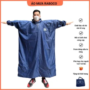 Áo mưa bít nam, áo mưa người lớn bít Raboco