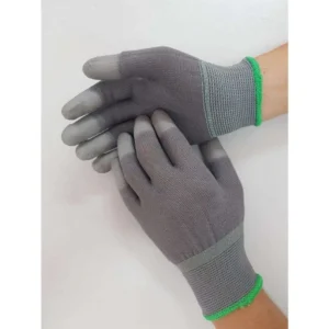 Alternative view of Combo 30 đôi Găng tay phủ PU ngón Xám, Găng tay phòng sạch chống tĩnh điện ESD, Găng tay bảo hộ